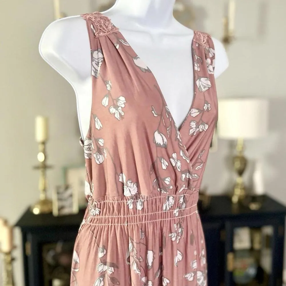 Jon & Anna Maxi Dress Sleeveless Pink Floral for Women Size Small - Image 4