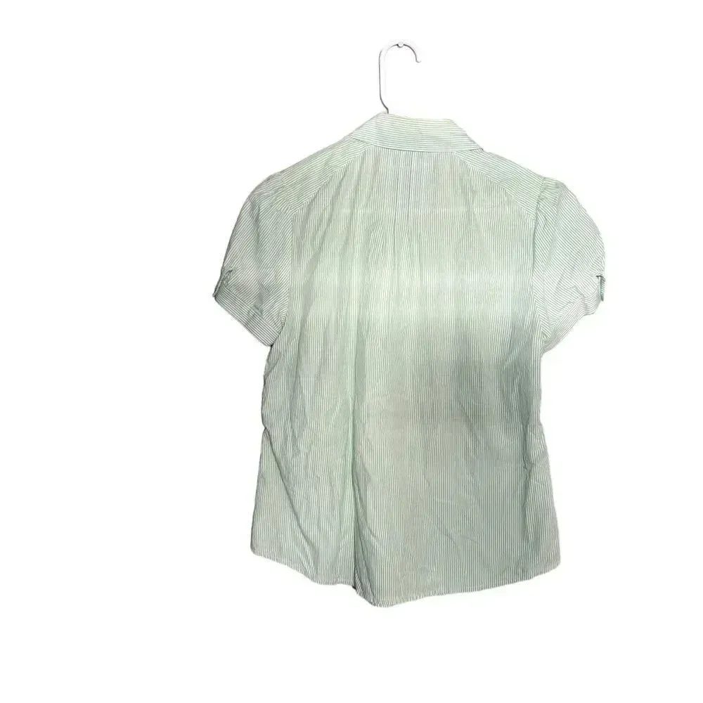 Ann Taylor Loft Every‎ Day 3/4 Button Down Size 8 - Image 4