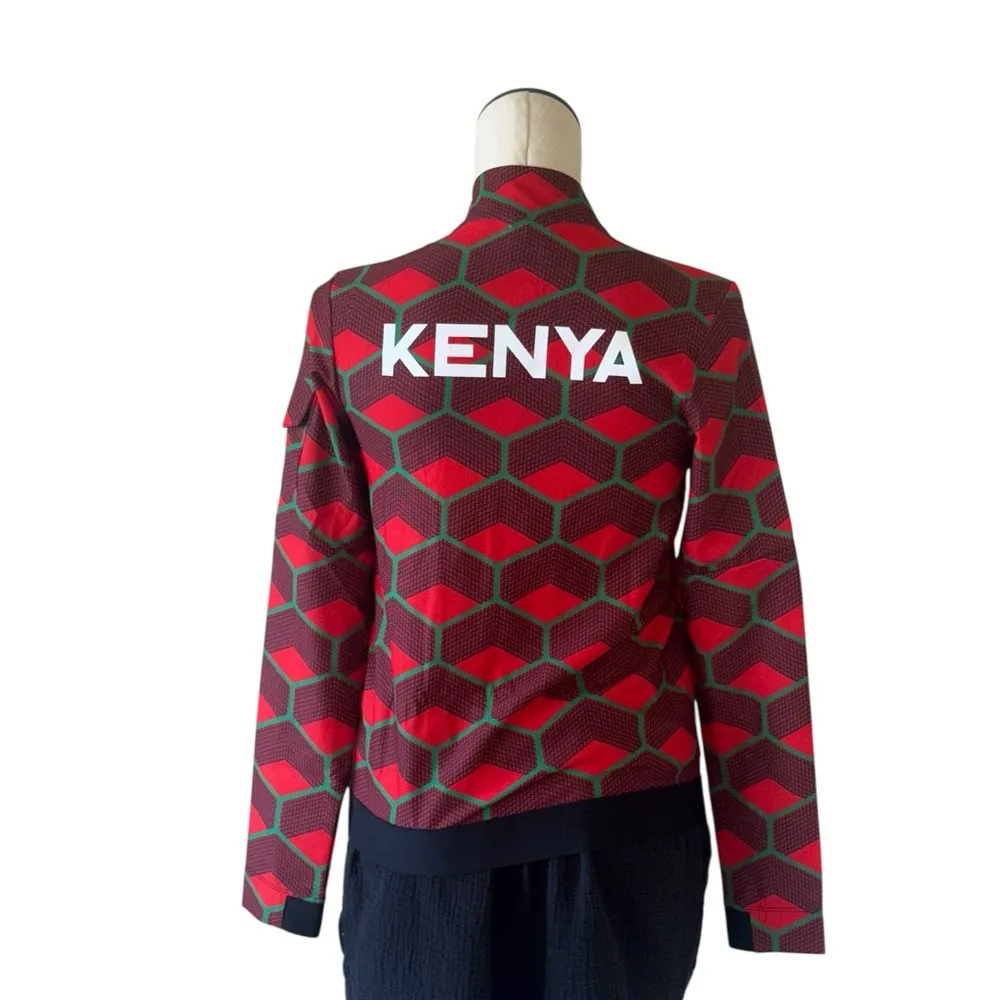 Nike Pro Elite 2022 Team Kenya Podium Track Jacket Womens X Small CI8789-602 NEW - Image 6