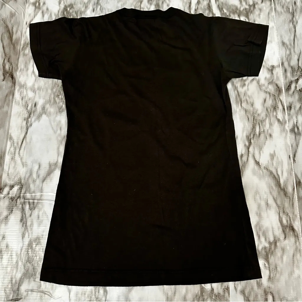 Junk Food Clothing Black Graphic Baby Tee Shirt NKOB Hanging Tough Vintage Vibes Size undefined - Image 3