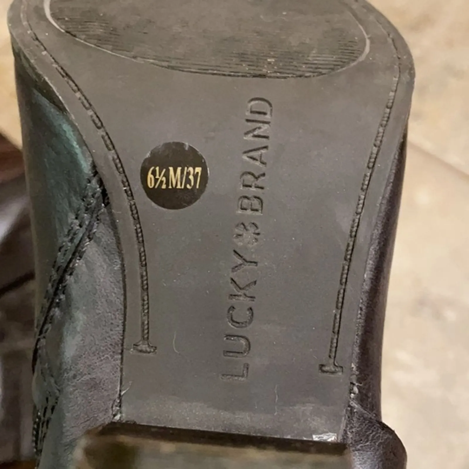 Lucky Brand Majoko Gray Leather Mid Calf Harness Moto Boots Size US 6.5M EU 37 - Image 12