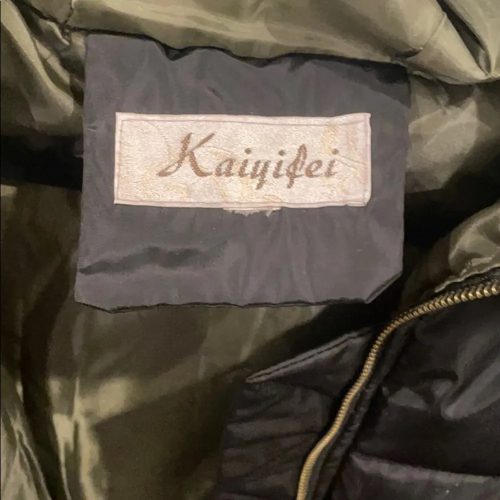 Thick puffy lined puffy jacket one size Black Size undefined - Image 2