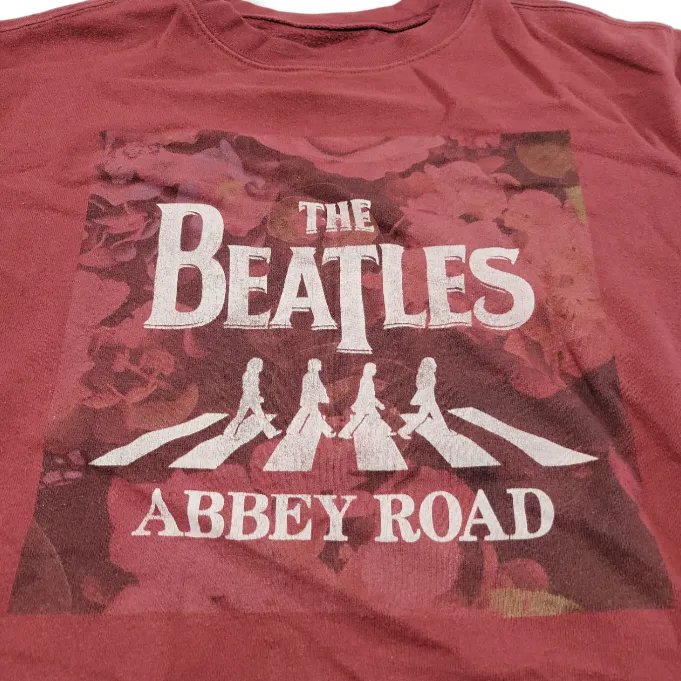 Sweatshirt Size Small SM  Abbey Road Graphic Print Floral - Image 3