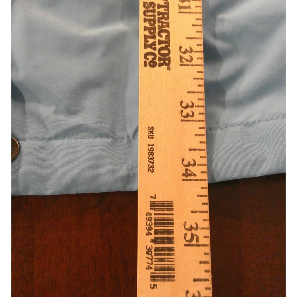 Lands End Jacket Womens XL 18 Blue Purple Fleece Lining Hoodie‎ Waterproof NEW - Image 7