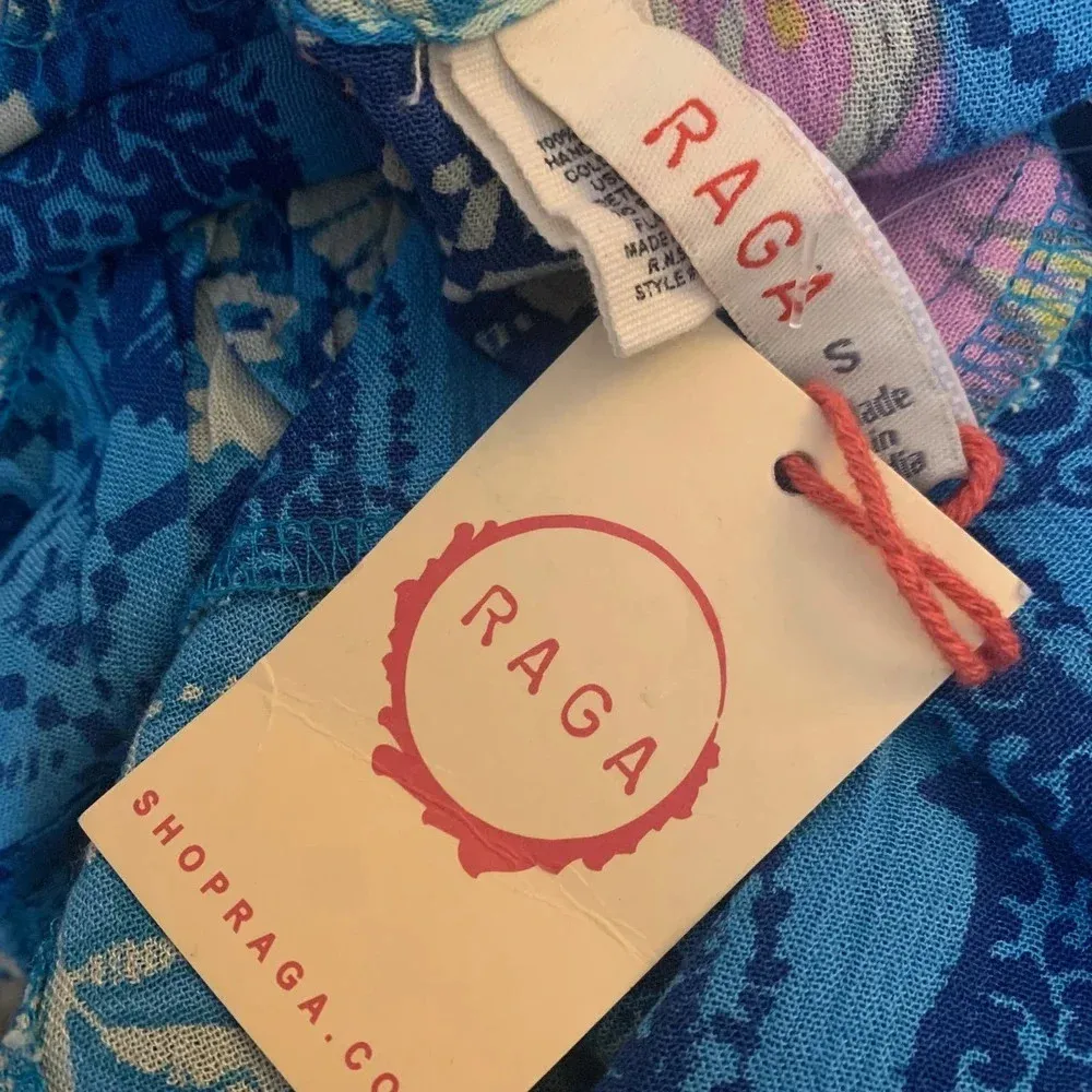 RAGA Oceanside Romper Blue Paisley Print‎ - Image 12