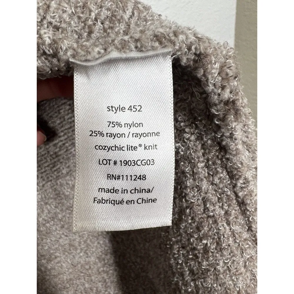 Barefoot Dreams Barefoot Dreams CozyChic Lite Circle Cardi Taupe Medium - Image 3