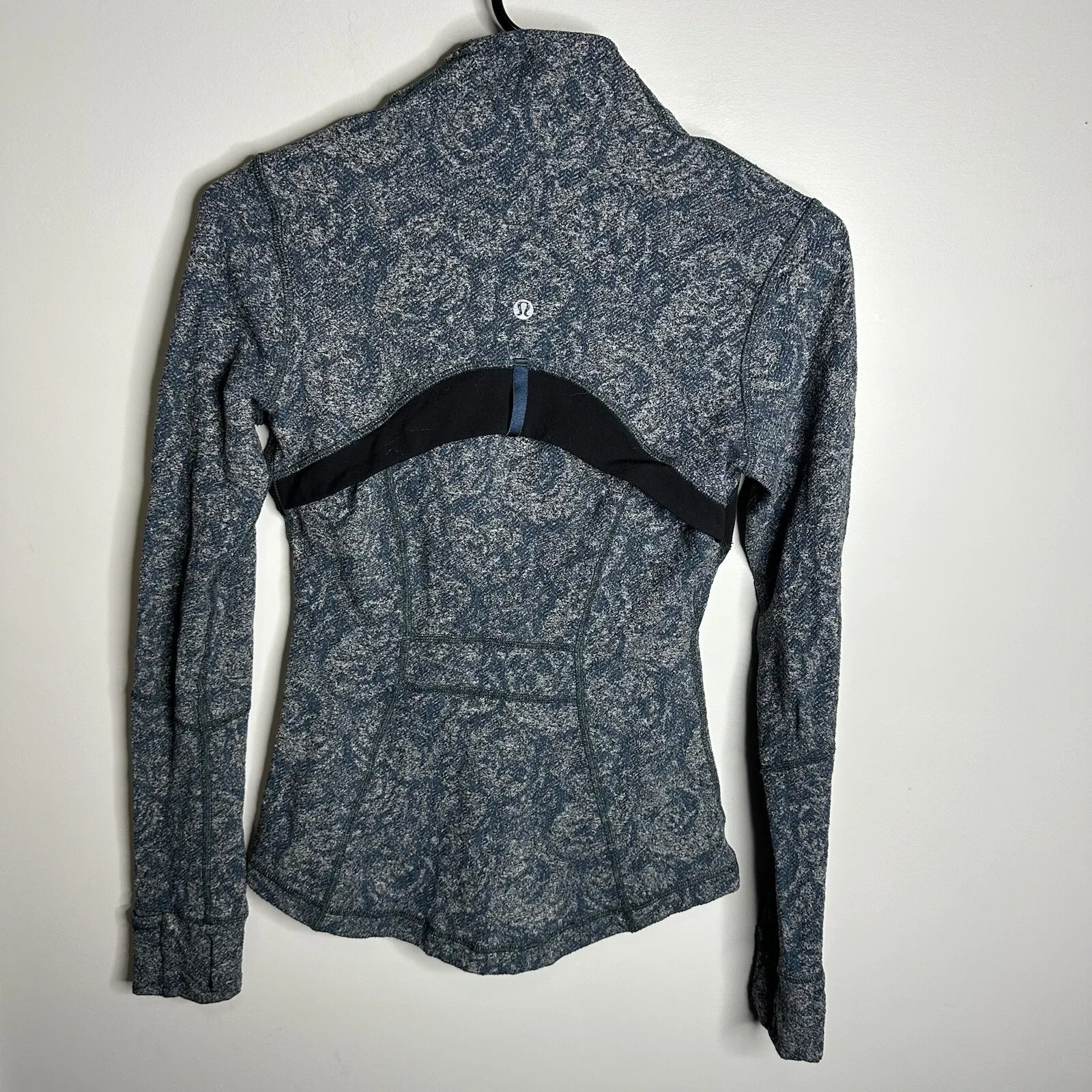 Women's Lululemon Size 4 Define‎ Jacket Full Zip Sweatshirt Brushed Herringbone - Image 5