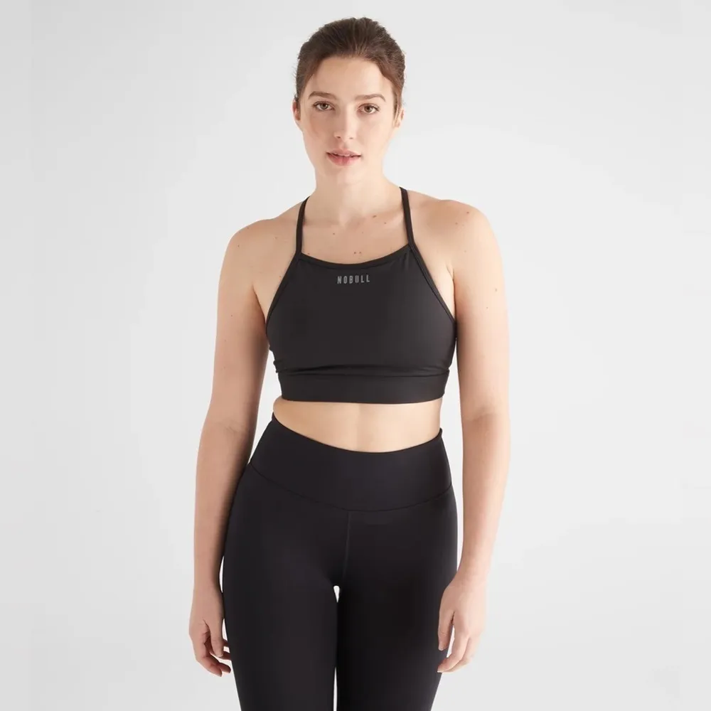 NWT NOBULL Matte High-Neck Sports Bra - XS - Black - Image 6