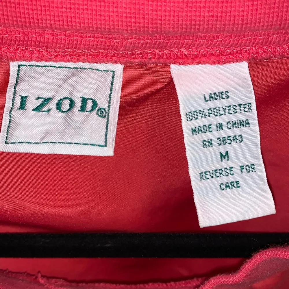 Izod Coral Colored Pullover - Image 5