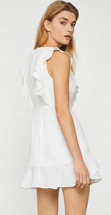 BCBGMAXAZRIA White Bcbg Dress - Image 4