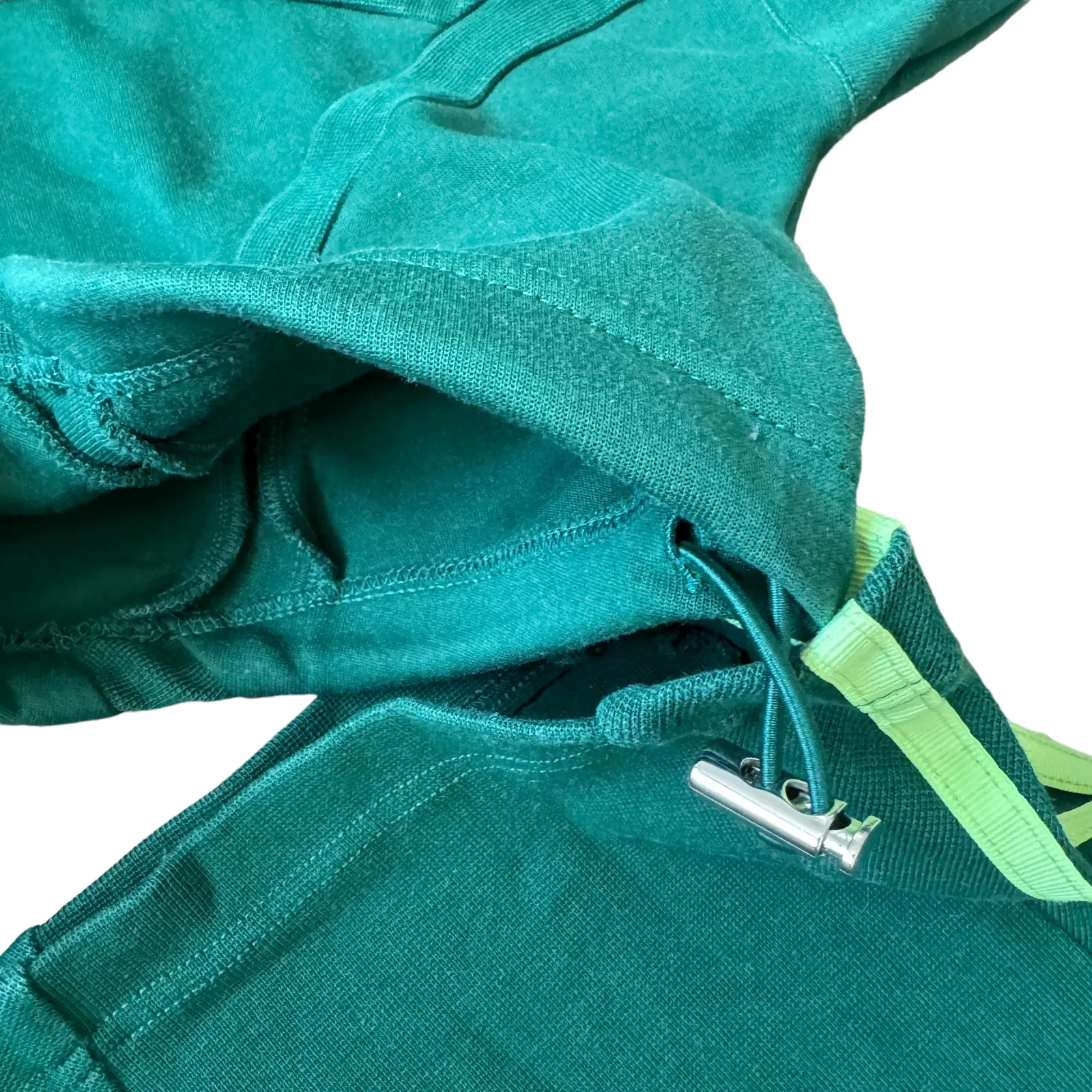 Adidas Ivy Park Green Hooded Mini Dress Set - Image 8