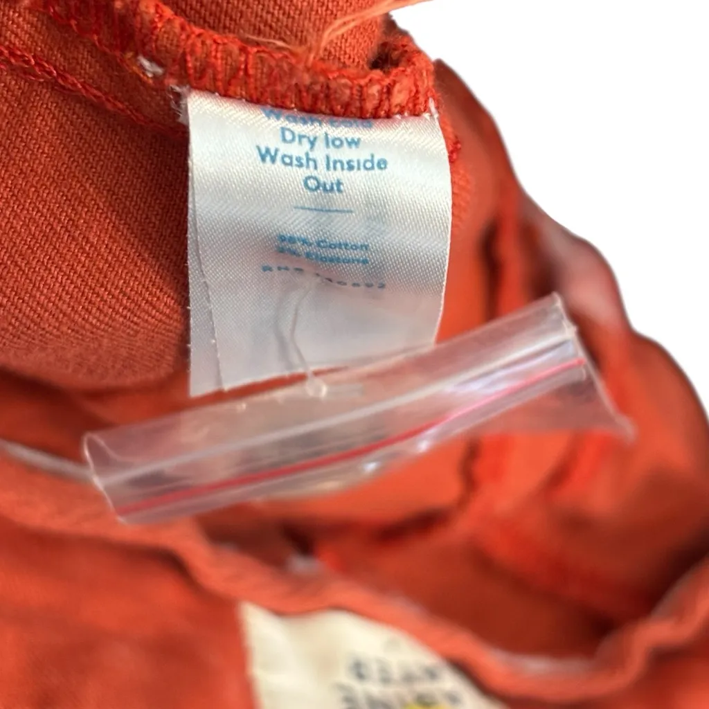 Marine Layer Wide Leg Bridget Crop Orange Denim Pants Size 4 NWOT Womens - Image 6