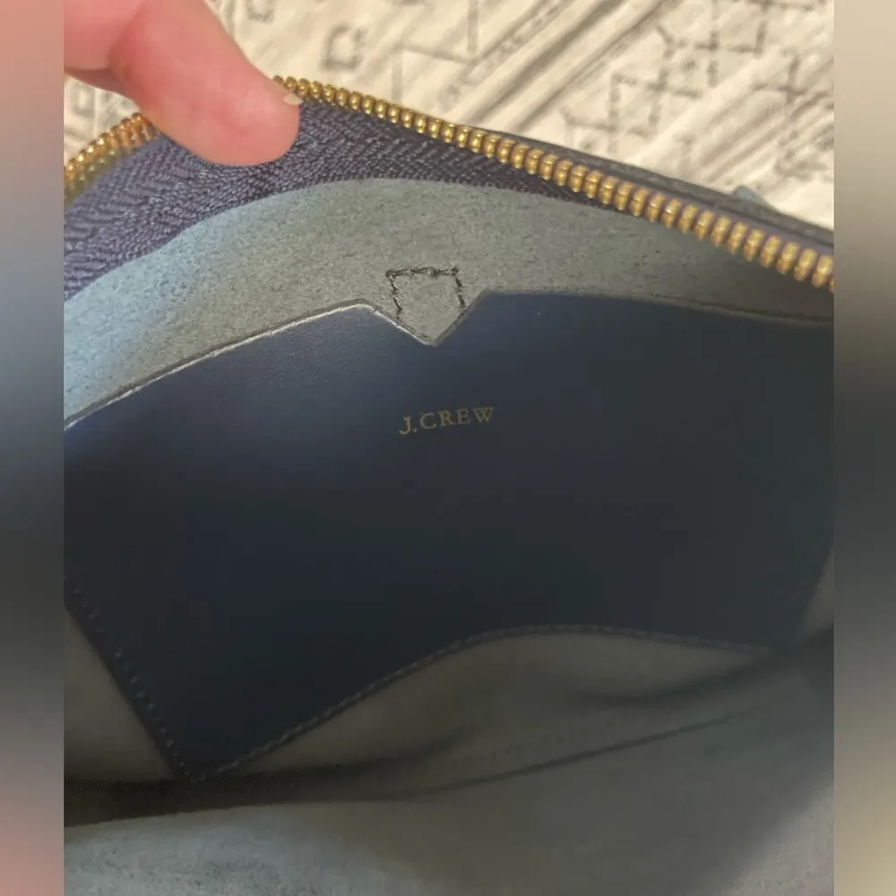 J.Crew Parker Crossbody Bag Navy Blue NWT - Image 4