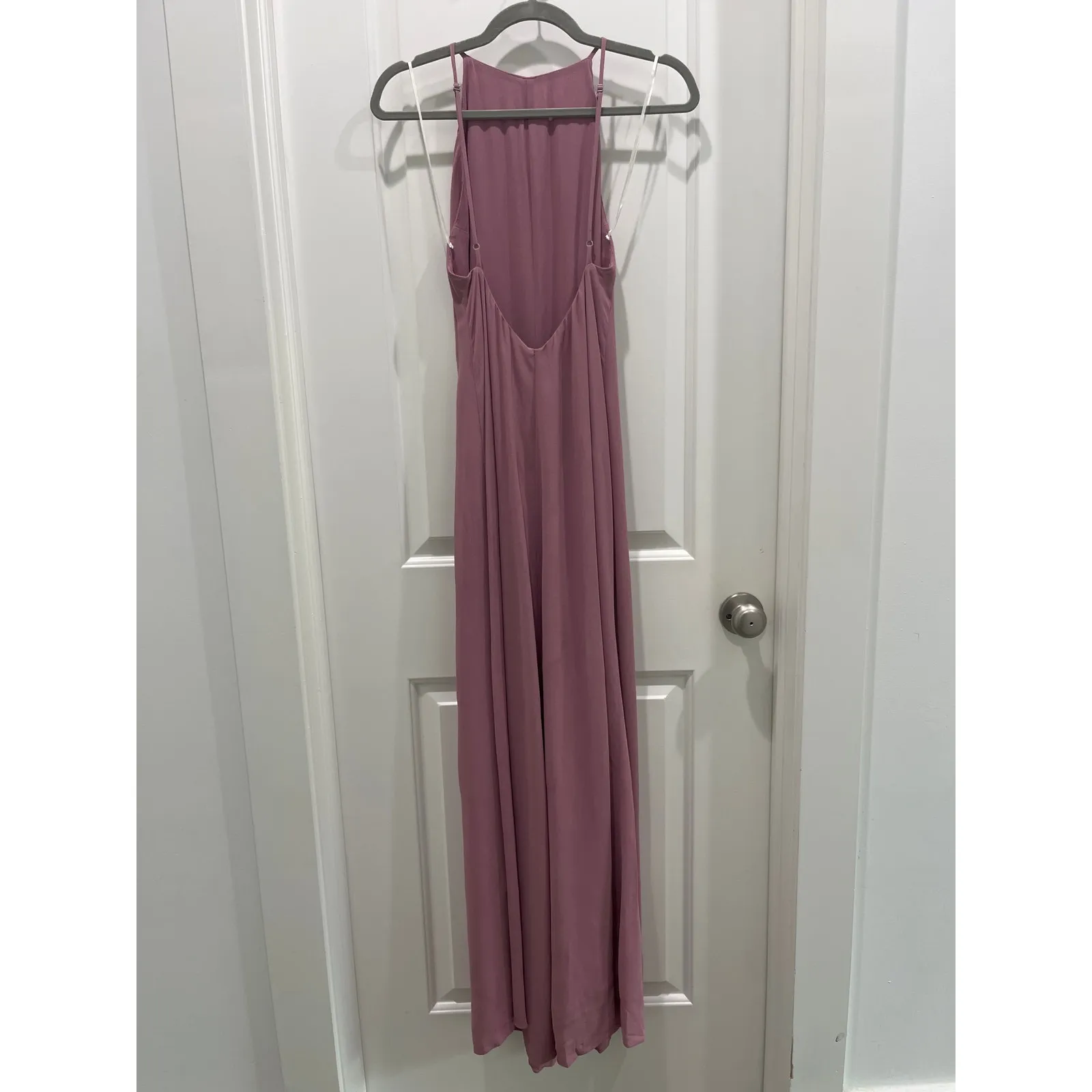 Reformation Lilac Low Back Maxi Formal Dress Sz 2 - Image 6