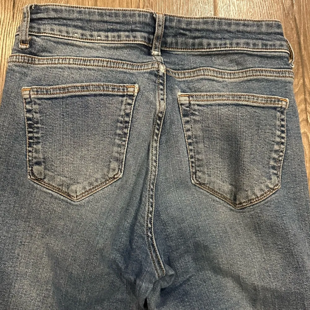 MNG by Mango Straight Leg Jeans Women's Size 6 High Waist Medium Wash Denim - Image 14