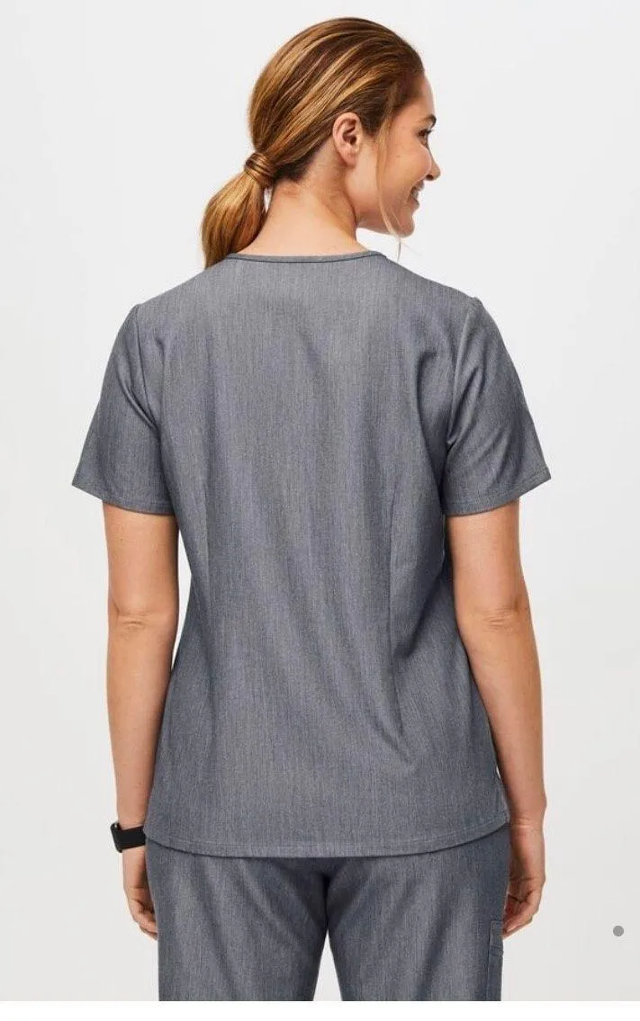 FIGS Graphite Scrub Top - Image 2