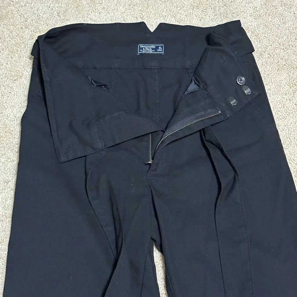 Abercrombie & Fitch Tie Waist Tapered Pants - Image 2