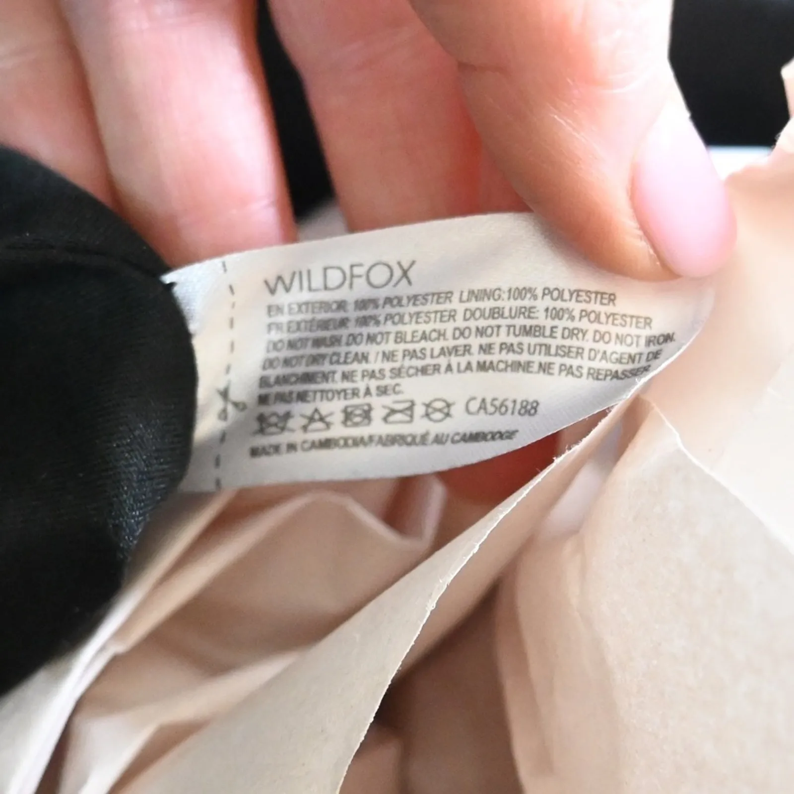 Wildfox Double Strap Jersey Tote Dark Grey NEW - Image 8