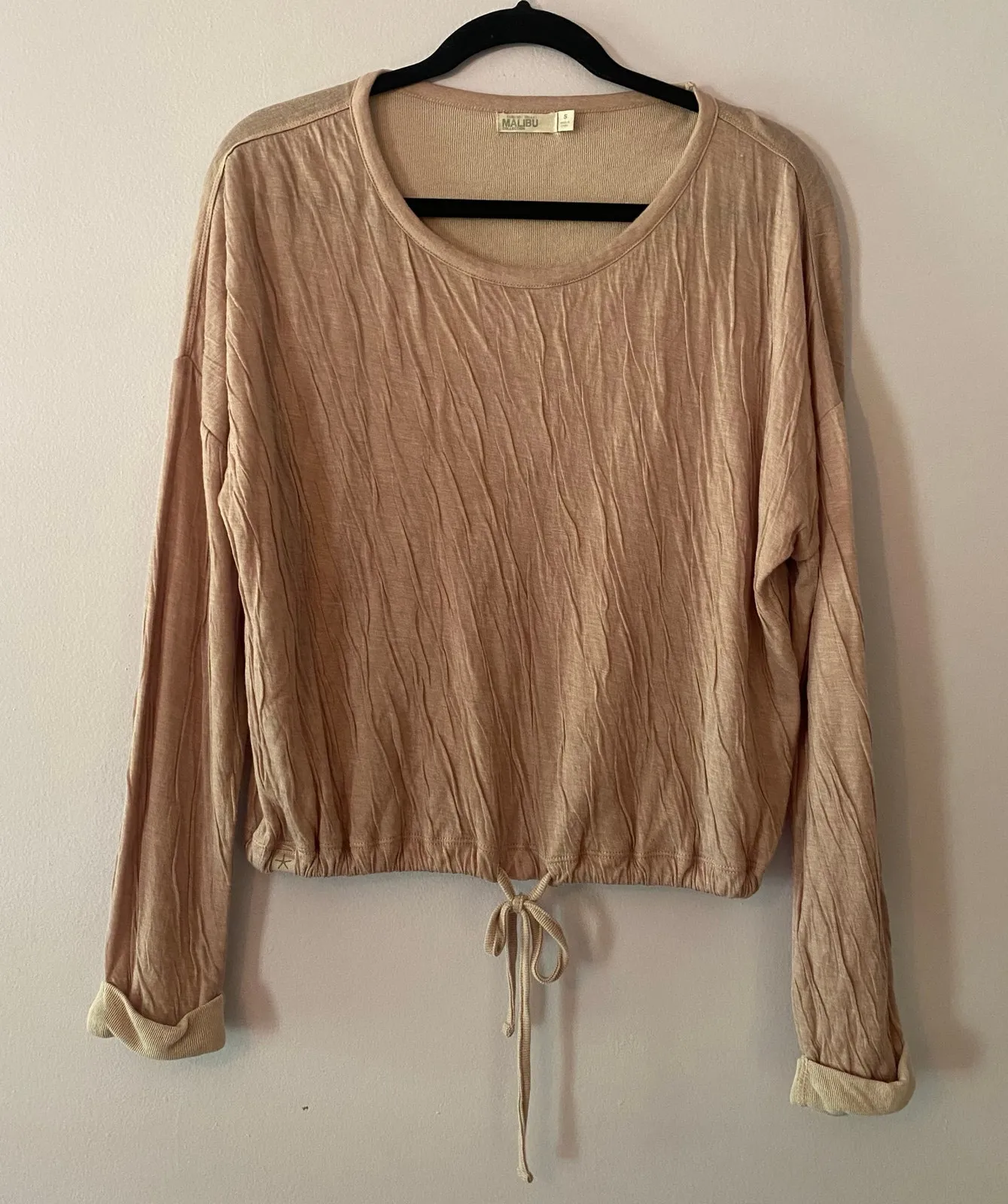 Barefoot Dreams Malibu Collection Light Pink Pullover Sweater Women's size Small - Image 1