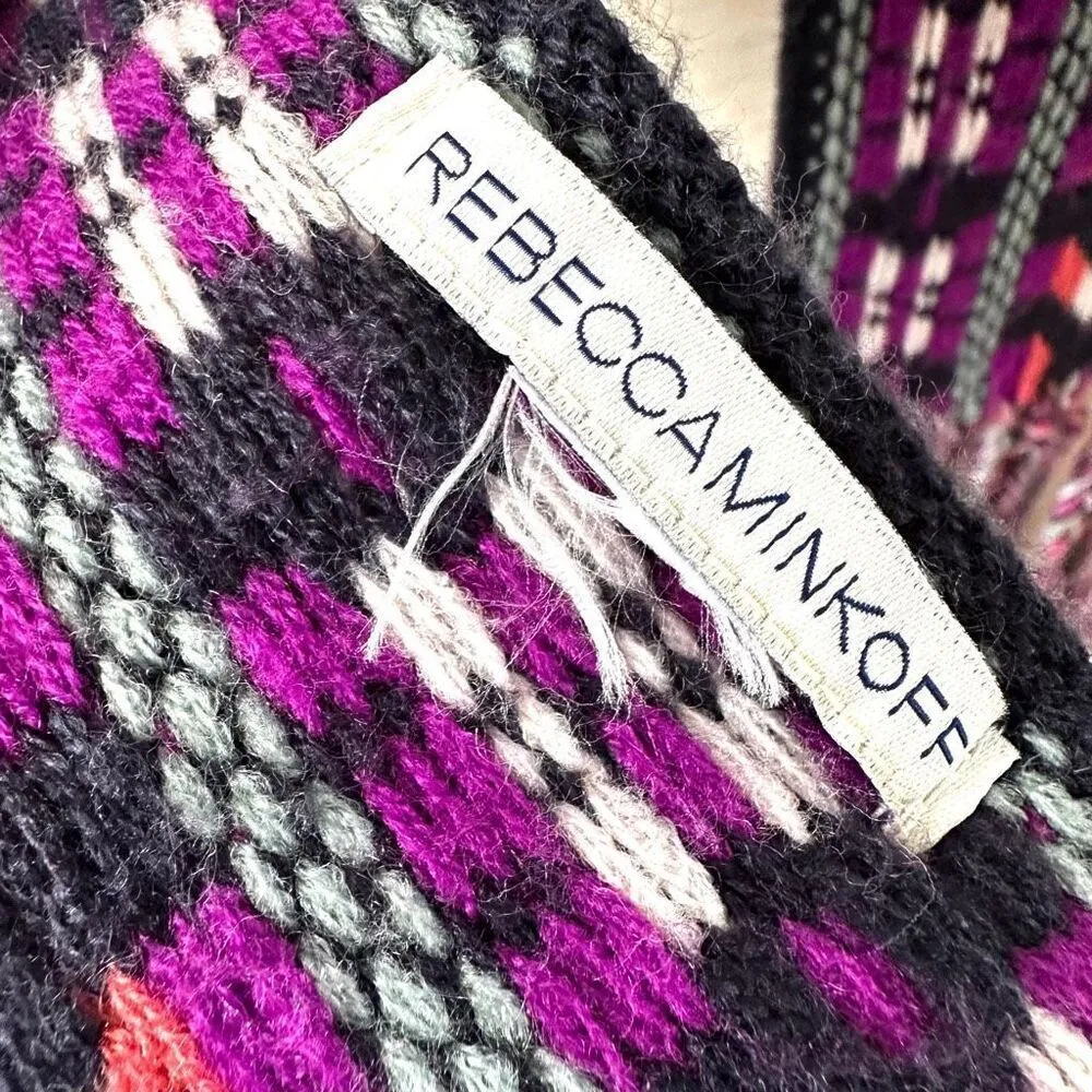 Rebecca Minkoff Long purple scarf - Image 3