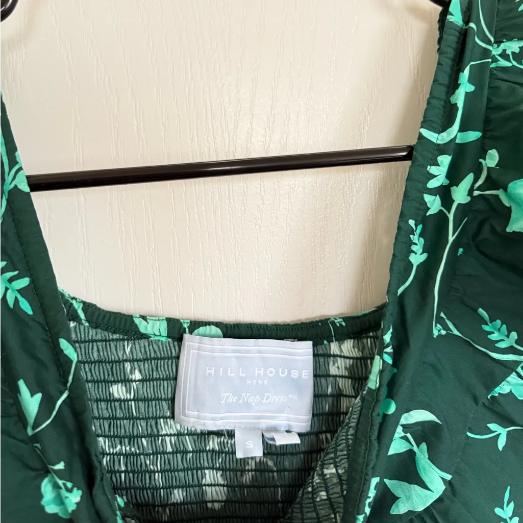 Hill House Akilah Midi Dress in Green Botanical - Image 5