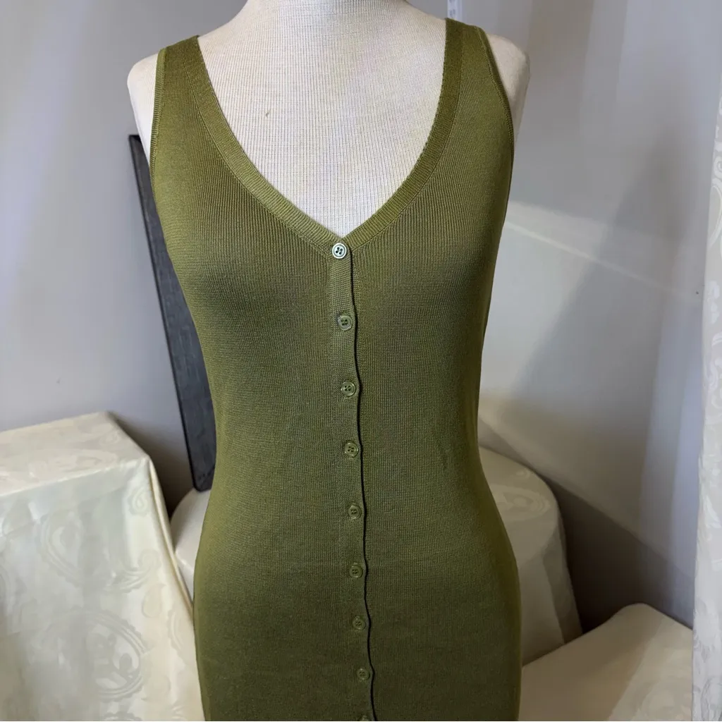 Forever 21 Olive Knit Top - Image 3