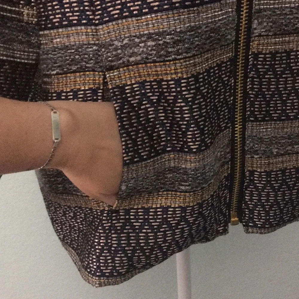 Drapers & Damons Metallic Woven Jacket Blazer 9PE - Image 3