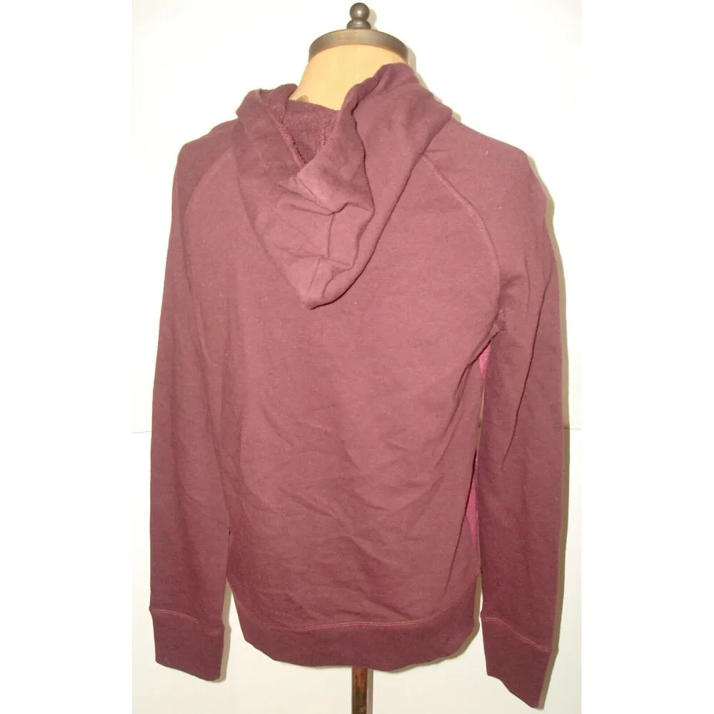 New NWT Prana Kasey Jacket S Rich Cacao Burgandy Hoodie Full Zip Pock Red Brown - Image 3