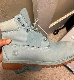 Timberland Light Blue Boots - Image 2