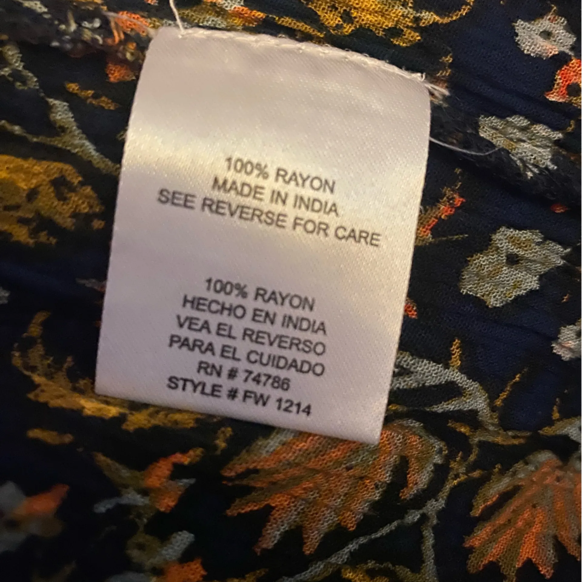 Patrons of Peace Boho Floral Maxi Wrap
Dress XS - Image 11