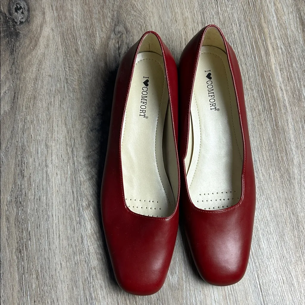 I Love Comfort Red Leather - Image 2