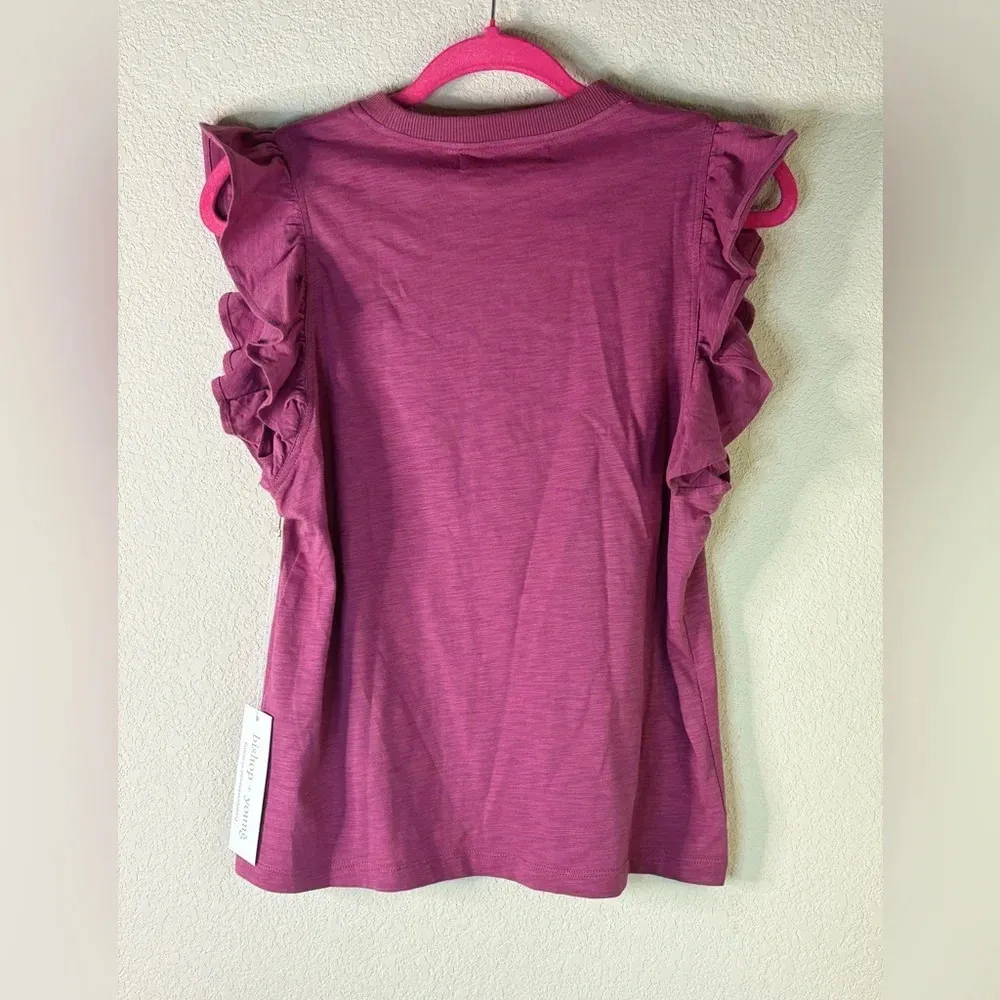 NWT Bishop+Young Flutter Sleeve Top - Image 3