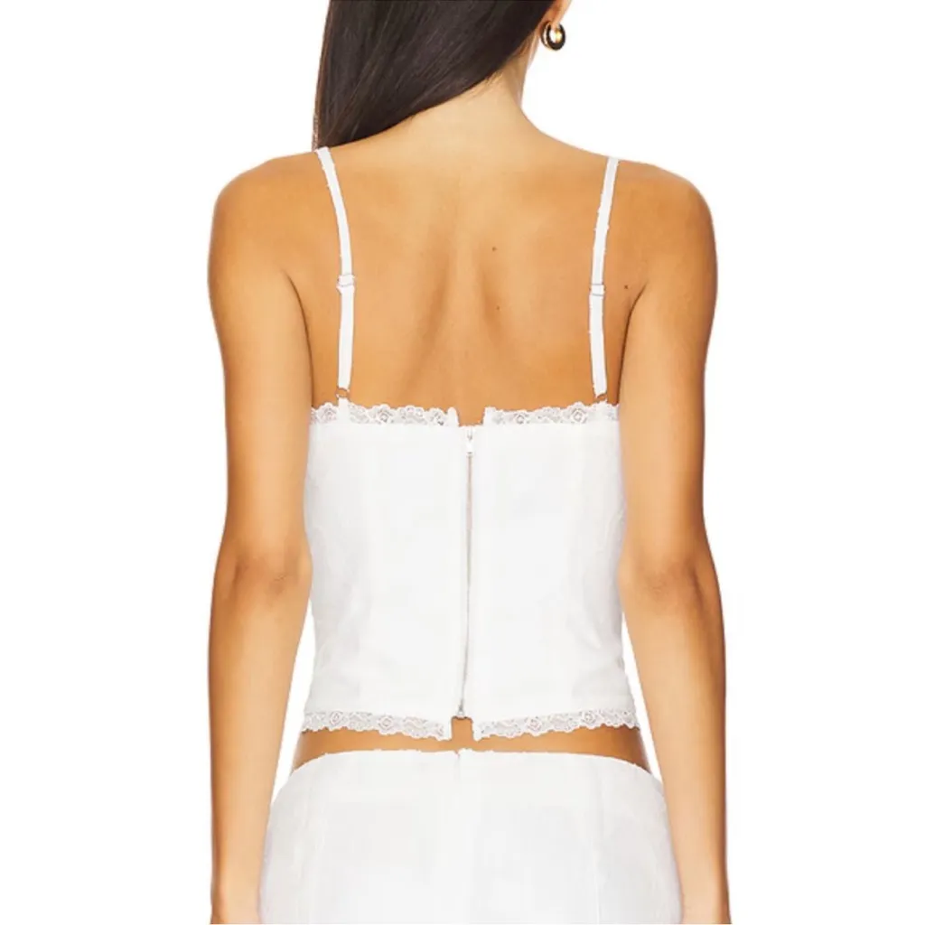 RUNAWAY THE LABEL - LARINA TOP - WHITE - Image 2