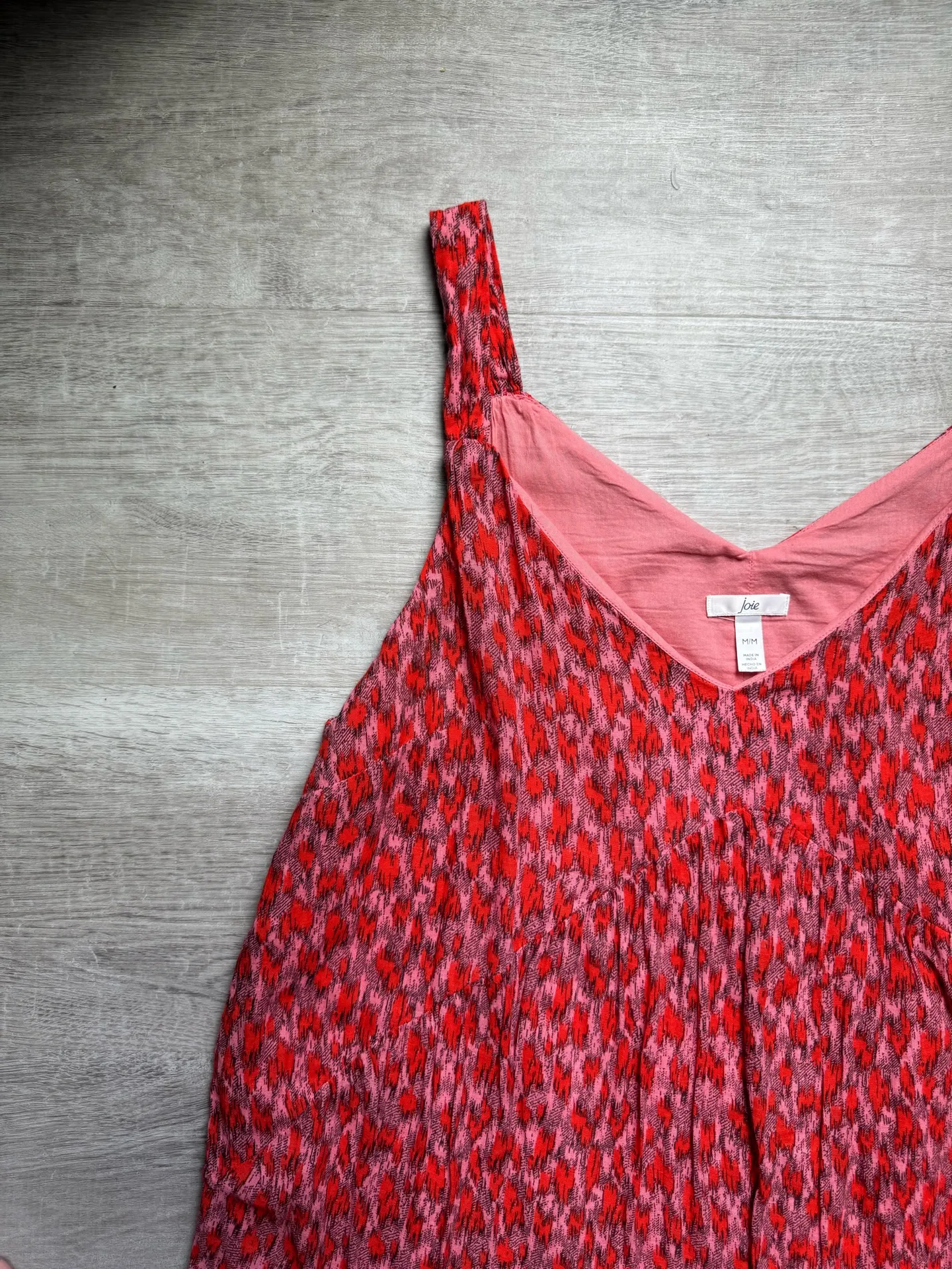 Joie Bondi Sleeveless Boho Midi Tiered Cotton Dress Size M - Image 4