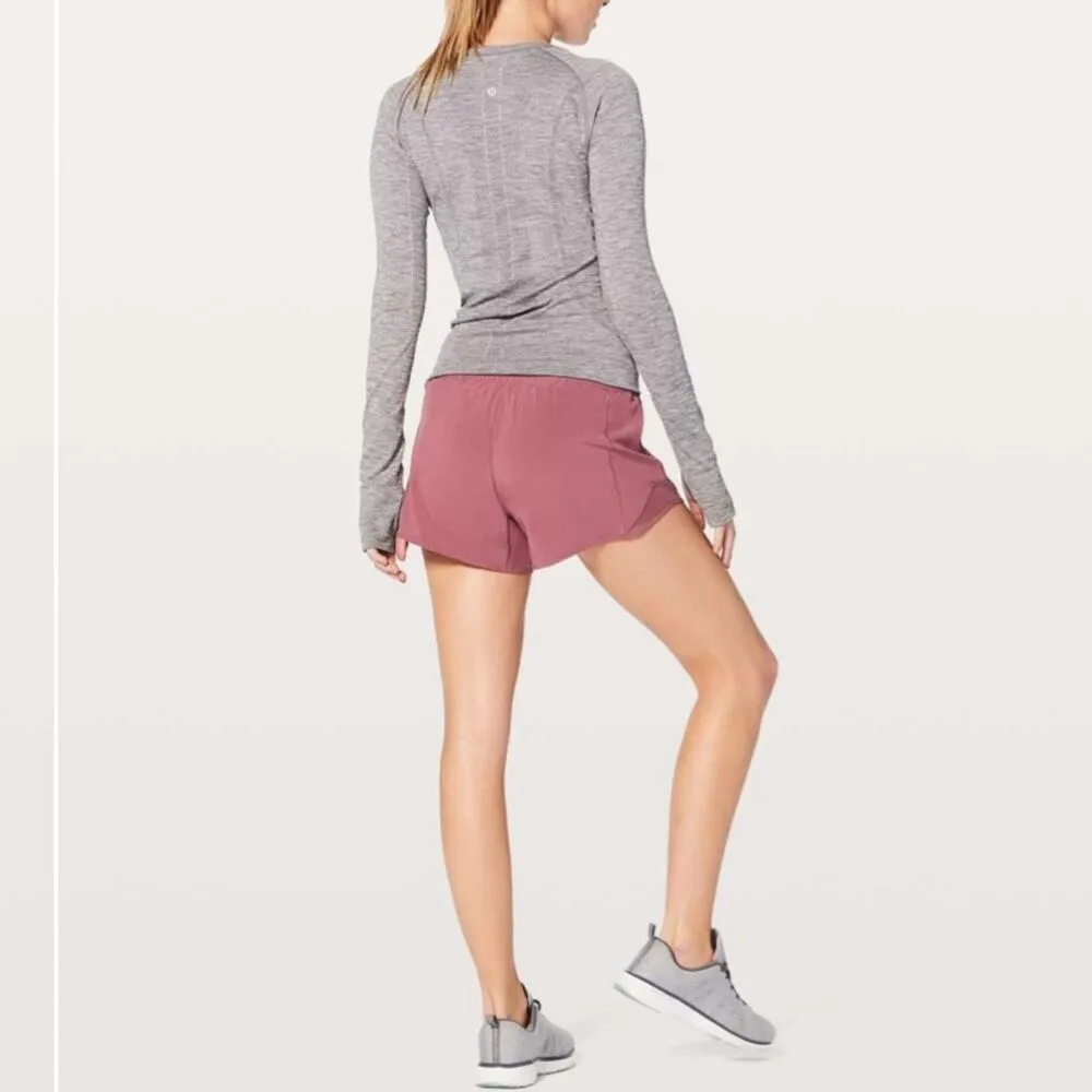 Lululemon Hotty Hot Short II Long 4" So Merlot 4 tall - Image 3