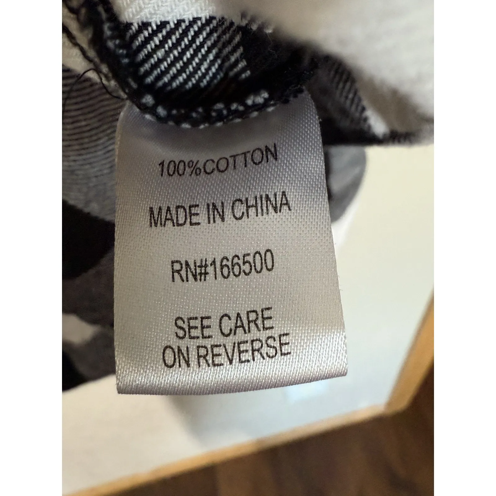 44 Degrees North Buffalo Plaid Flannel Shirt Jacket XL Black White - Image 3