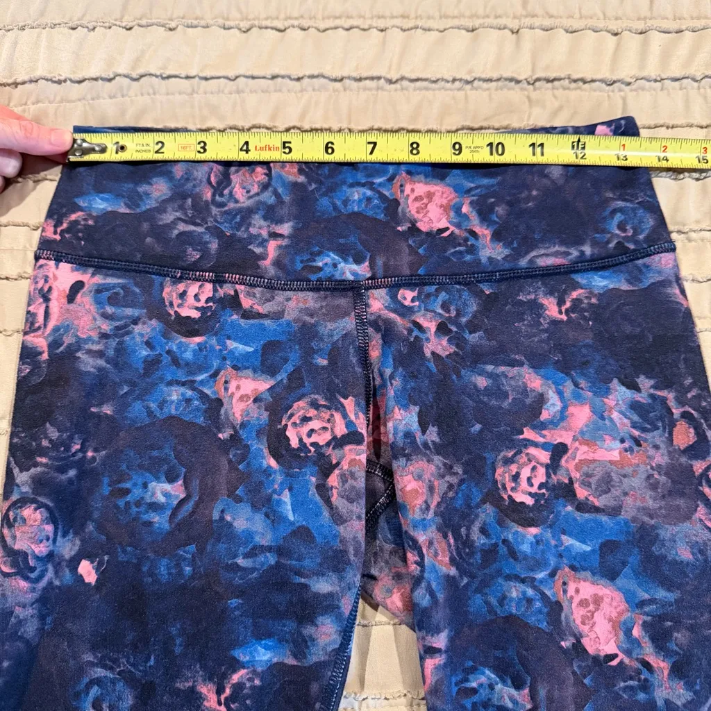 Lululemon Wunder Under Crop II Leggings Moody Mirage Berry Deep Navy 6 W6C96S - Image 7