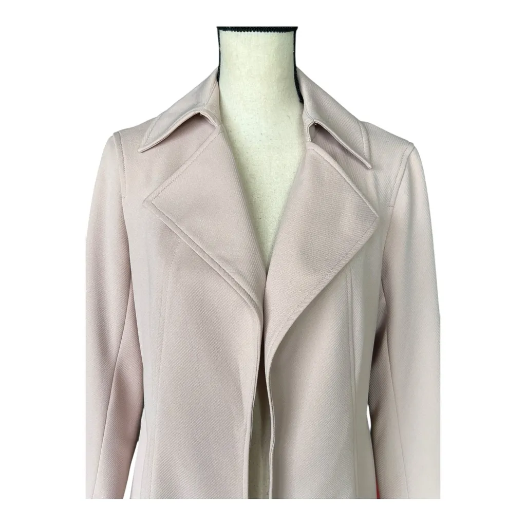 Anne Klein Blush Pink Trench Over Coat Size 4 - Image 5