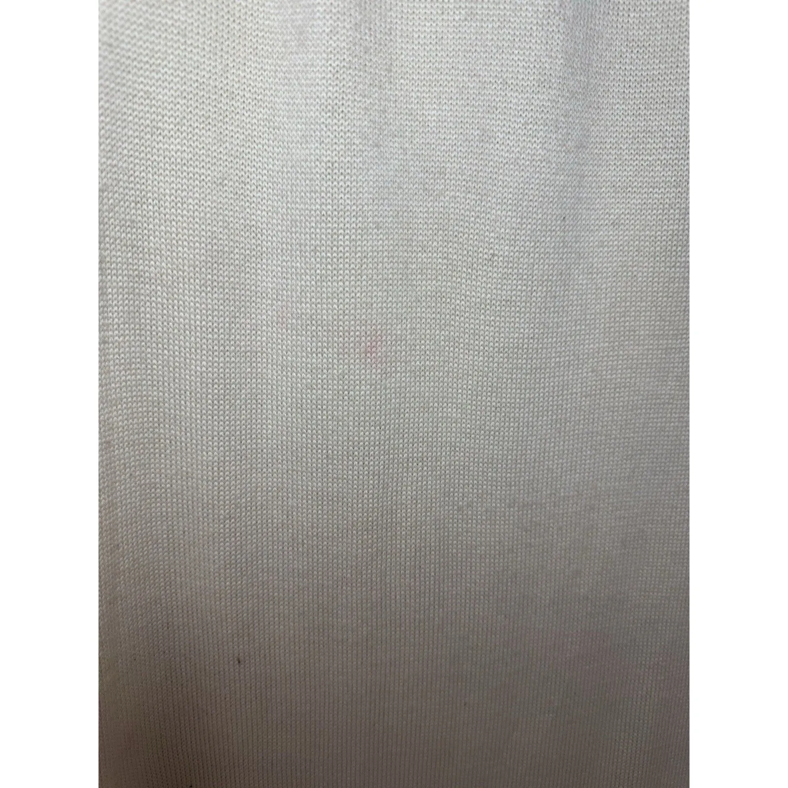 Banana Republic Cabled Short Sleeve SweaterDress in Ivory SMALL Merino Wool - Image 8