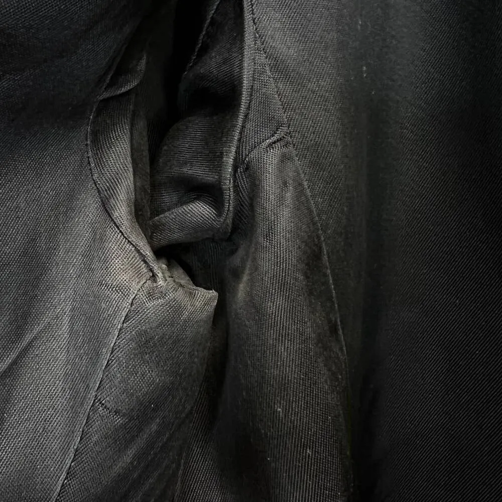 Lauren Ralph Lauren Womens Overcoat Jacket Blue Size 10 Worsted Wool Mid Length - Image 7