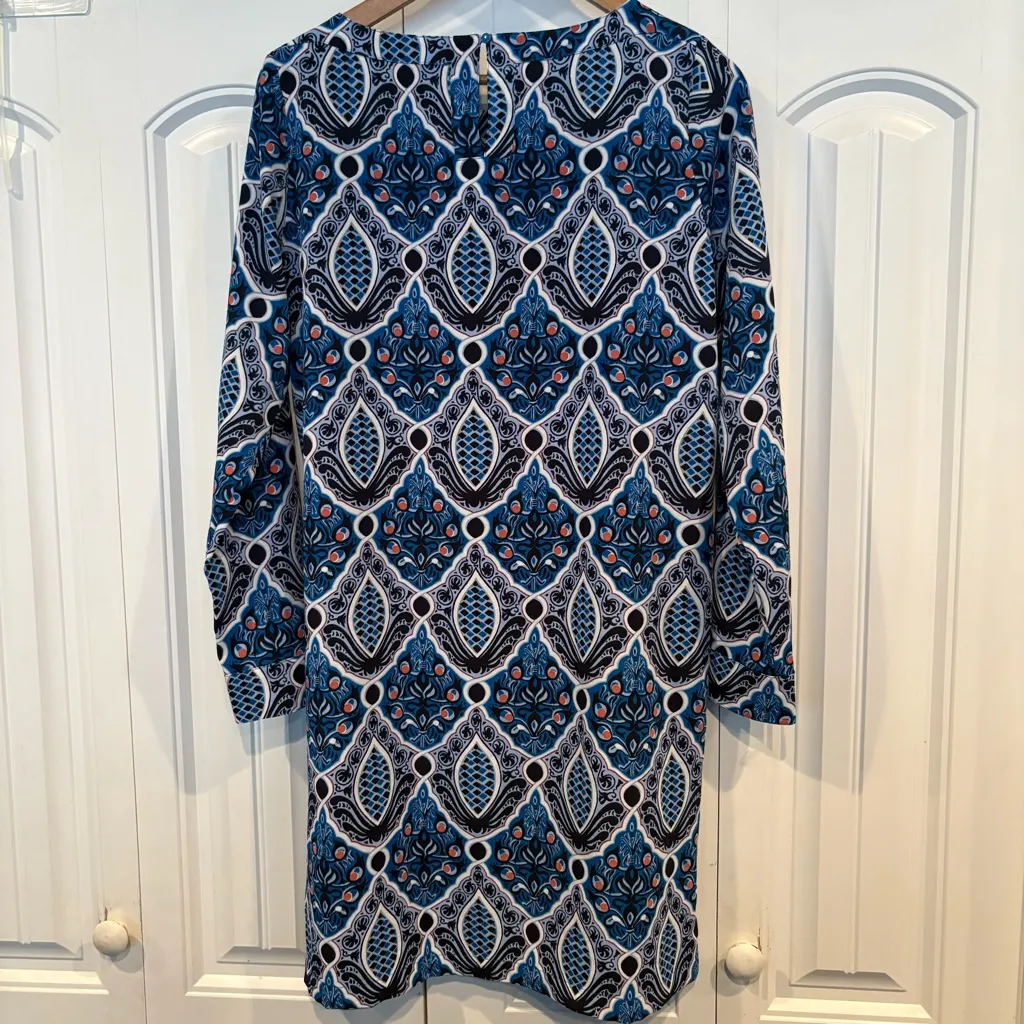 Loft Outlet Blue Dress‎ Size Small - Image 2