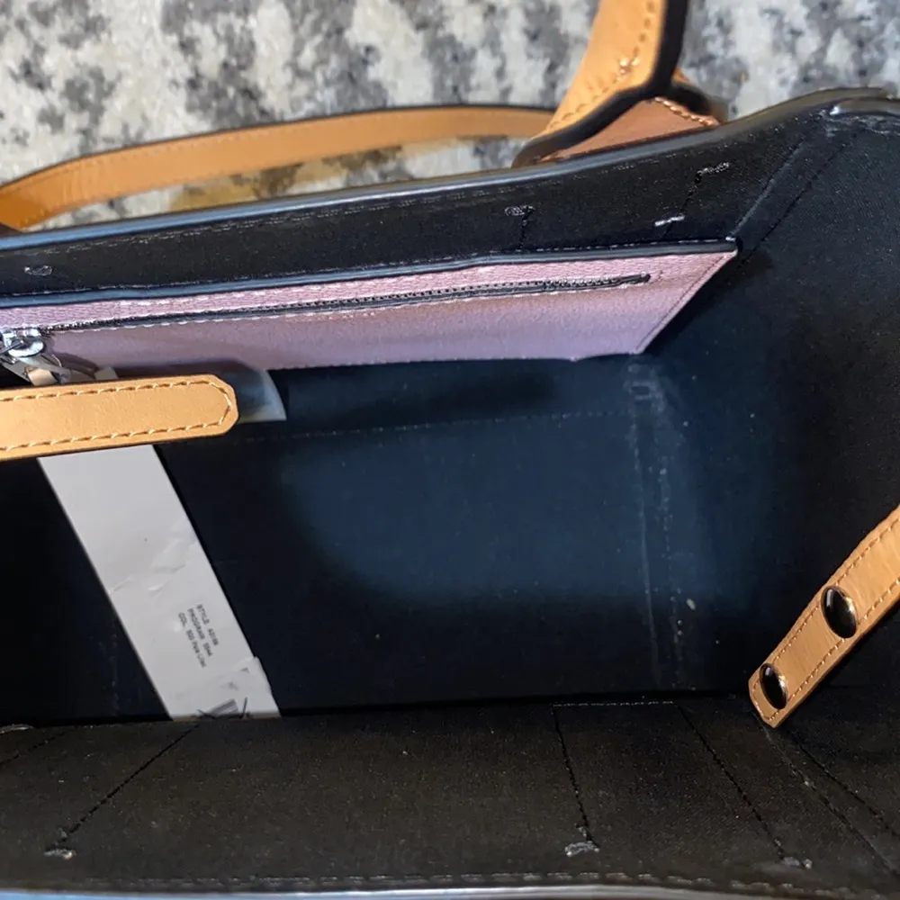 Women's Pink Smiley Face Print Small Tote Bag - Image 8