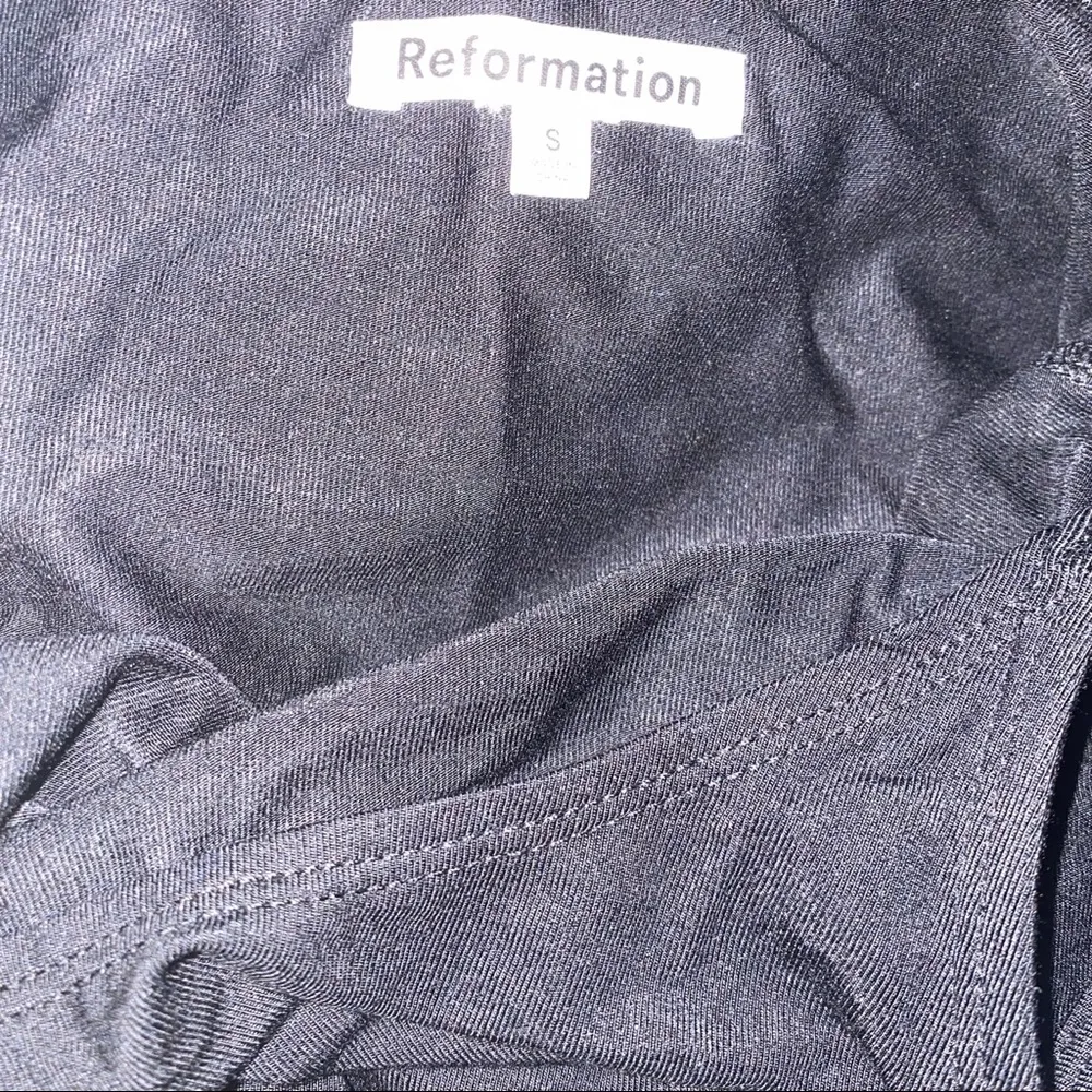 Davin Scoop Neck Low Back Rhinestone t-strap Black Top Medium NWOT - Image 10