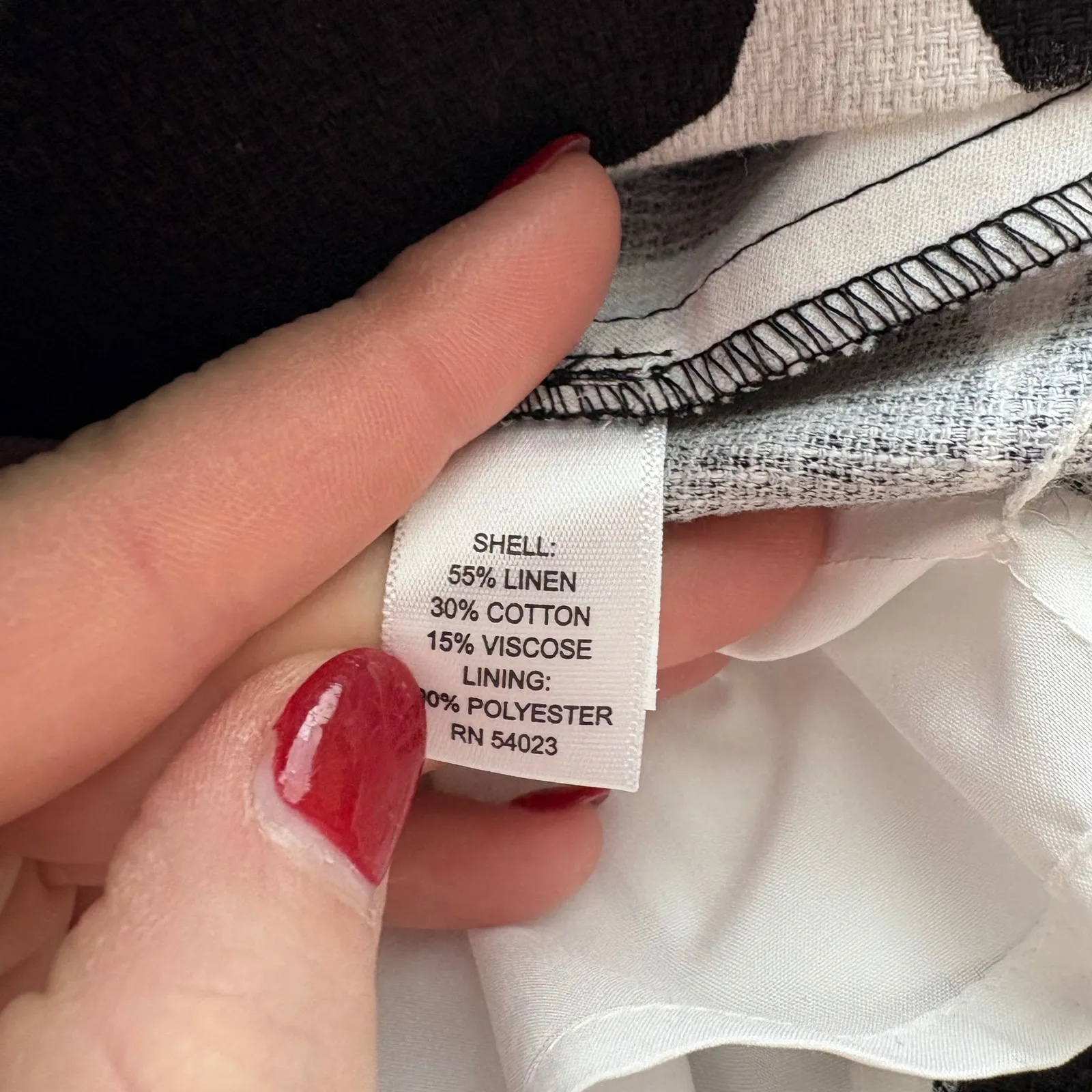 Banana Republic Marimekko Black White Polka Dot Strapless Dress Size 2 - Image 4