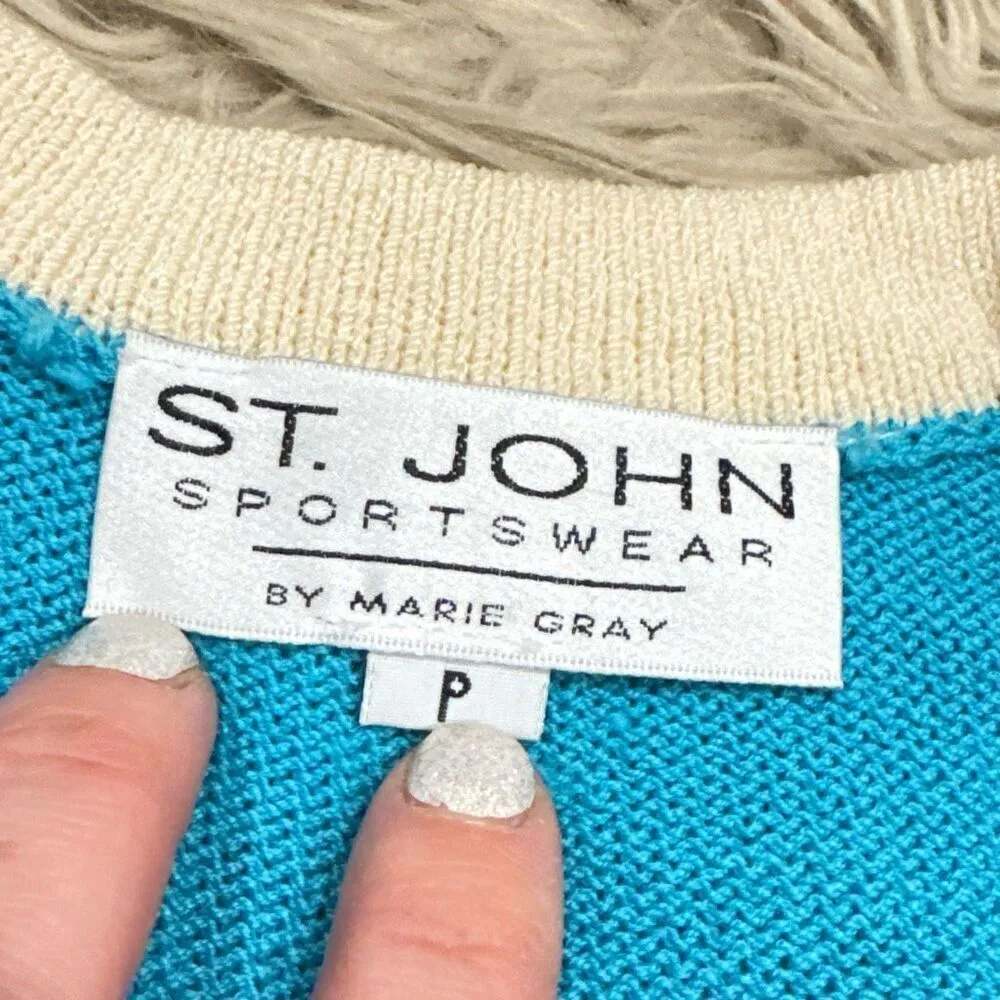 Vintage St. John Sportswear sweater petite damaged - Image 4