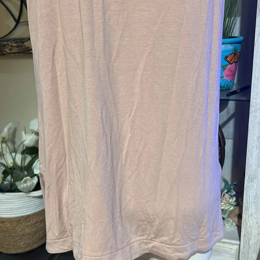 J.Jill Womens Petite Cardigan Light Pink Mesh Knit Linen Blend size Small - Image 8