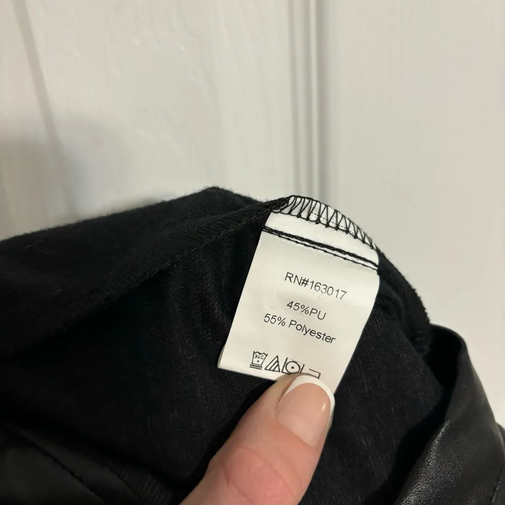 Princess Polly Black Leather Pants - Image 8