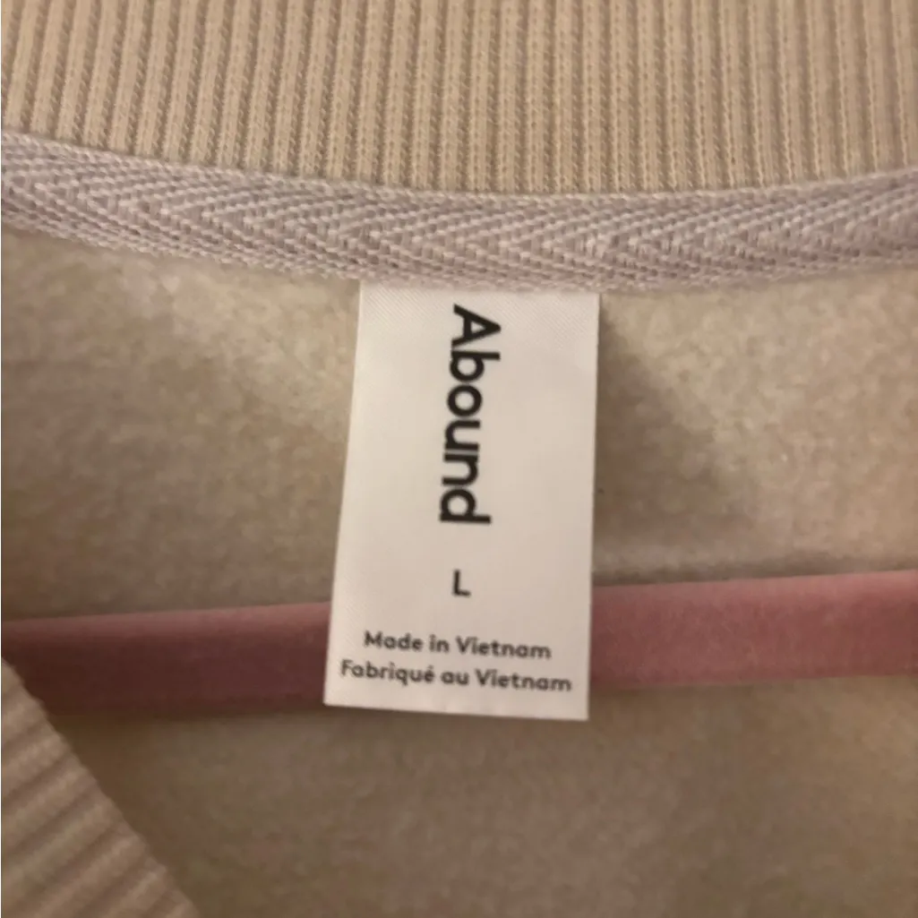 Abound Cream Crewneck Sweater Soft - Image 2