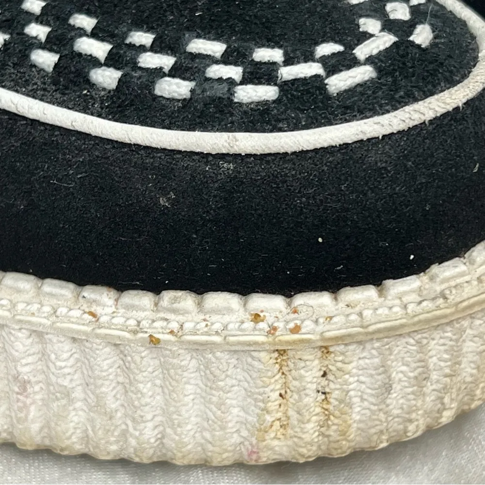 T.U.K. Size 6 Two Tone leather Viva Mondo Suede Creepers Black - Image 10