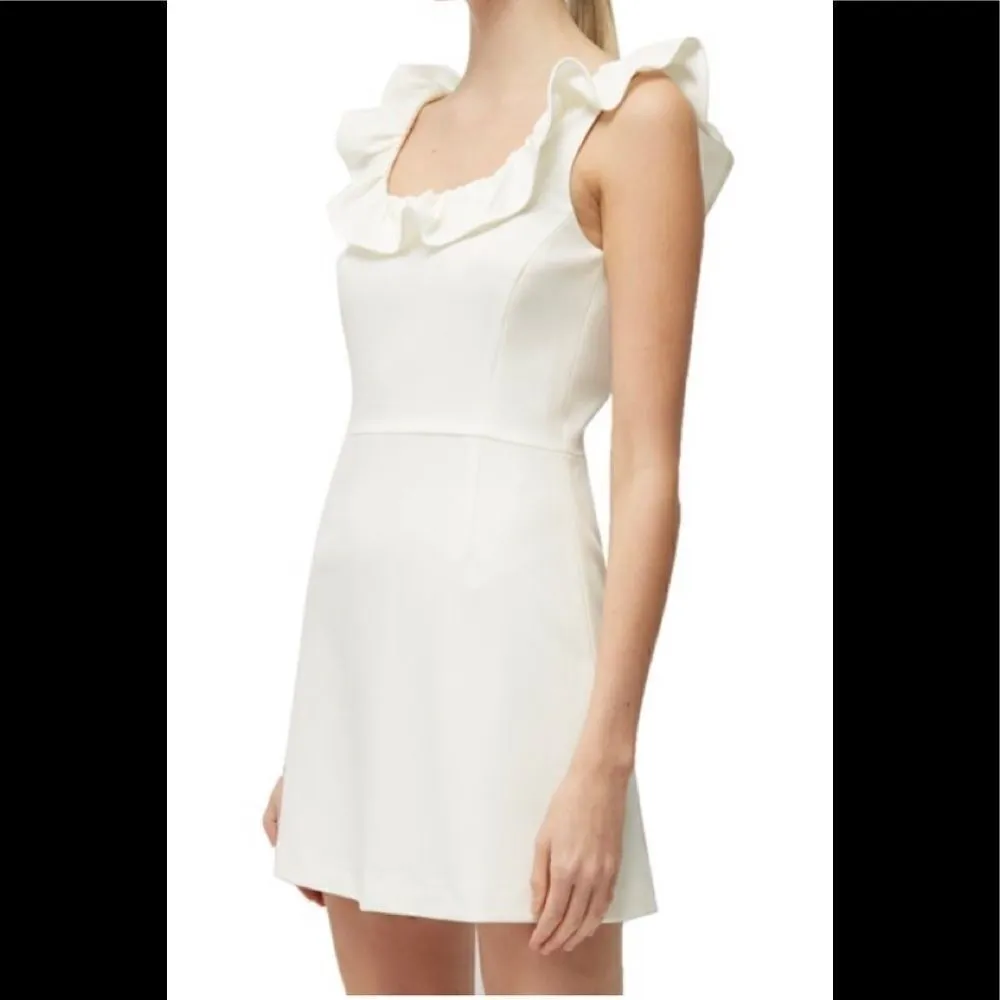 French Connection whisper light ivory dress. Size 2. Retail $148 - Image 10